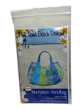 Manhattan Handbag Sewing Pattern 102 by Pink Sand Beach Designs